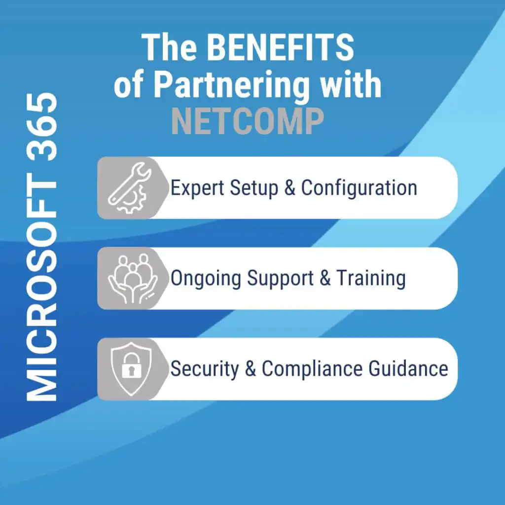 Microsoft 365 apps for Brisbane businesses including Teams, Outlook, Word and Excel