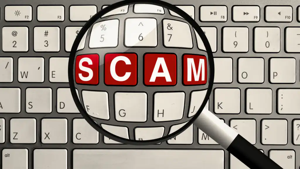 Scam on the keyboard