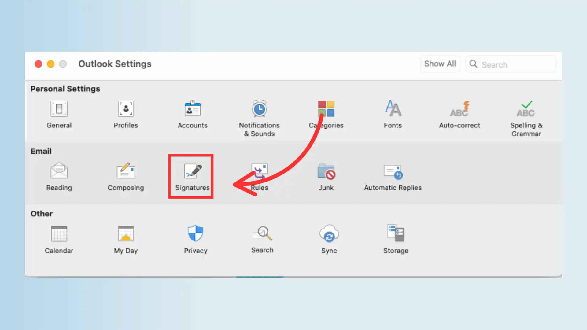Outlook for Mac Signatures