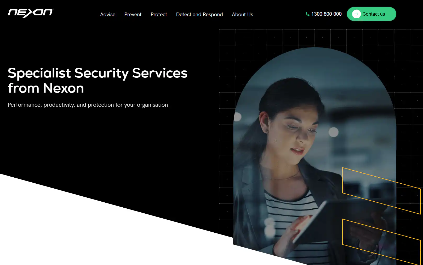 Nexon website screenshot