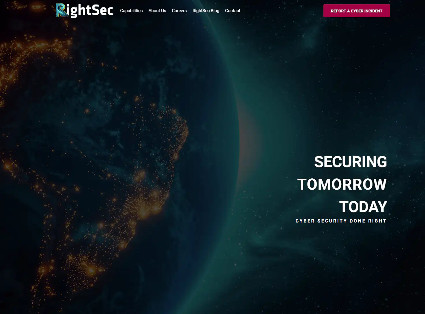 RightSec website screenshot