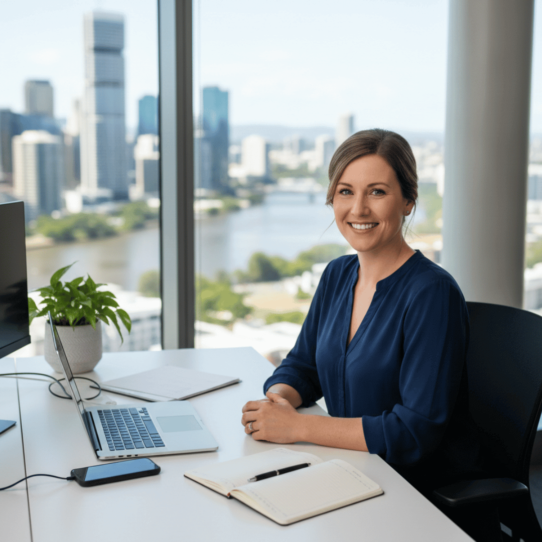 women in the office in Brisbane city centre