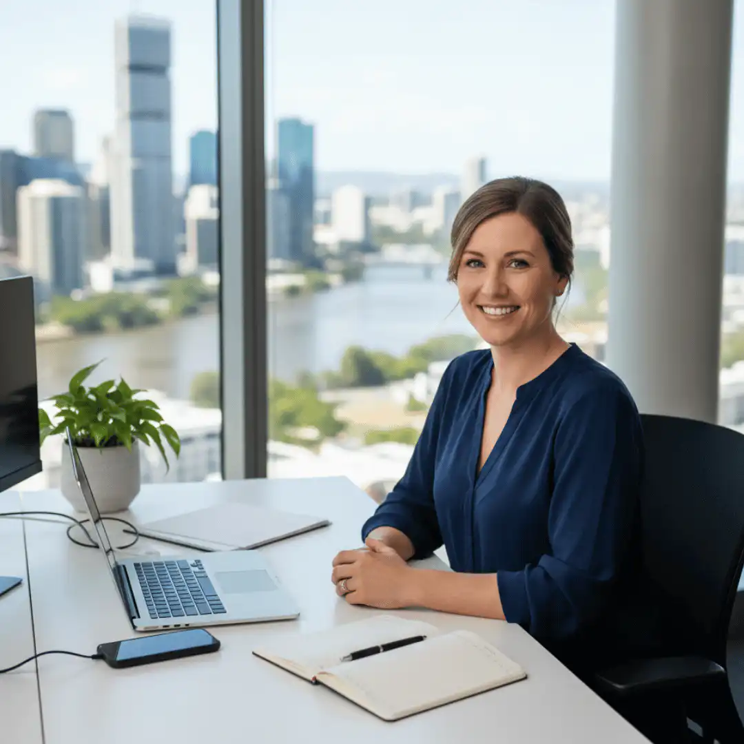 women in the office in Brisbane city centre