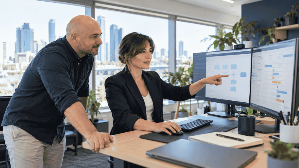 Business IT support team